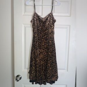 ROSHKA Velvet Lined Dress